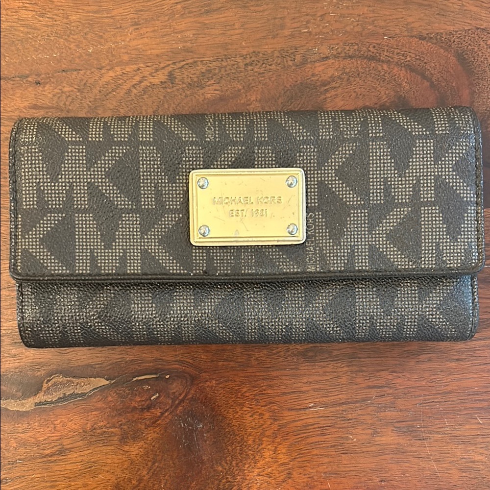 Michael Kors Brown Monogram Wallet